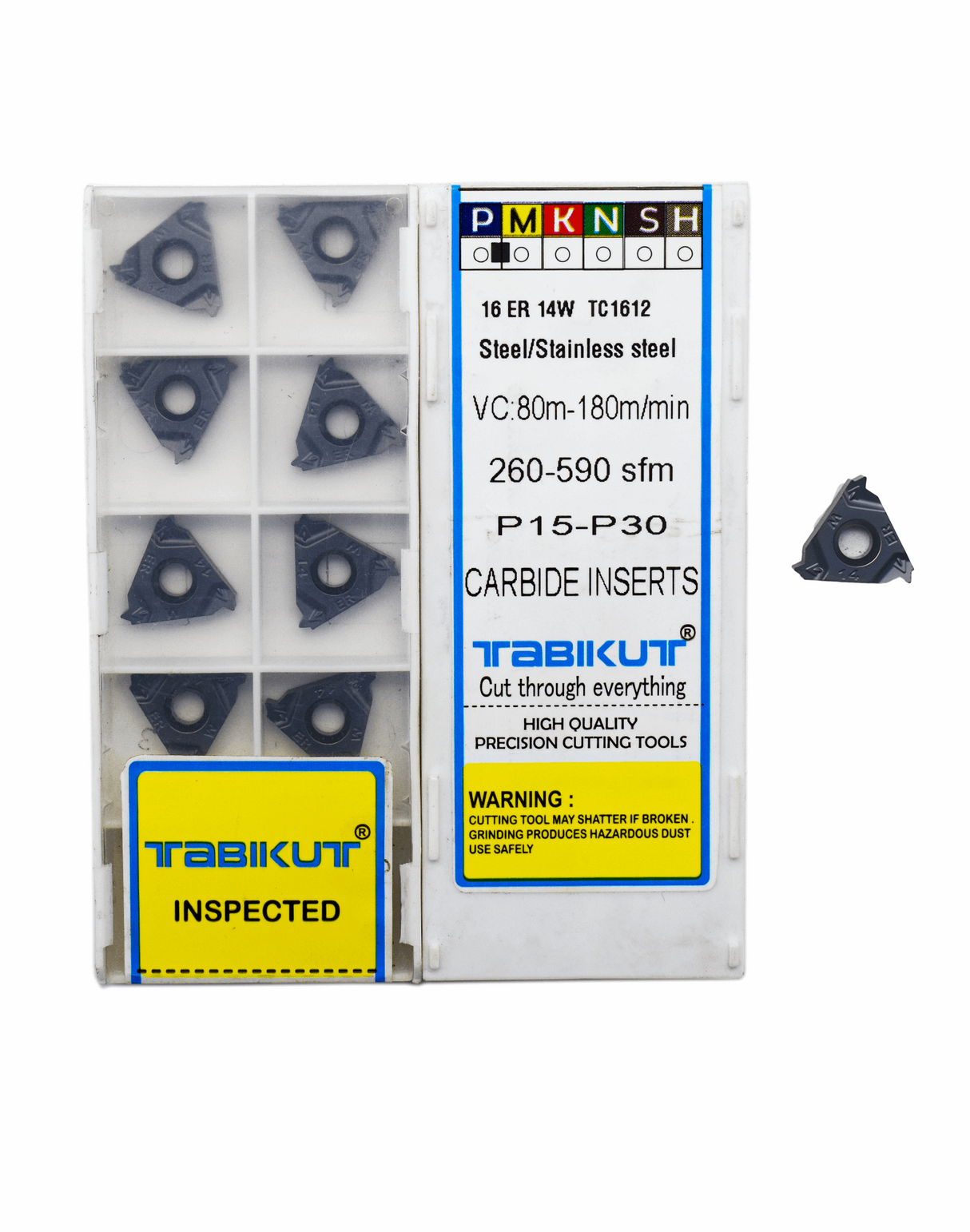 16ER 14W External Threading Tabikut Carbide Insert pack of 10