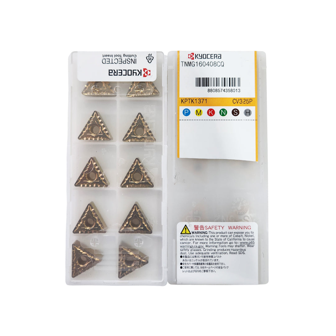 Packaged metal cutting inserts