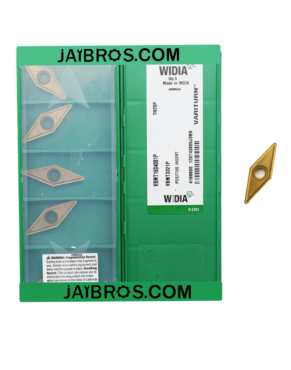 Widia VBMT1604081P TN20P