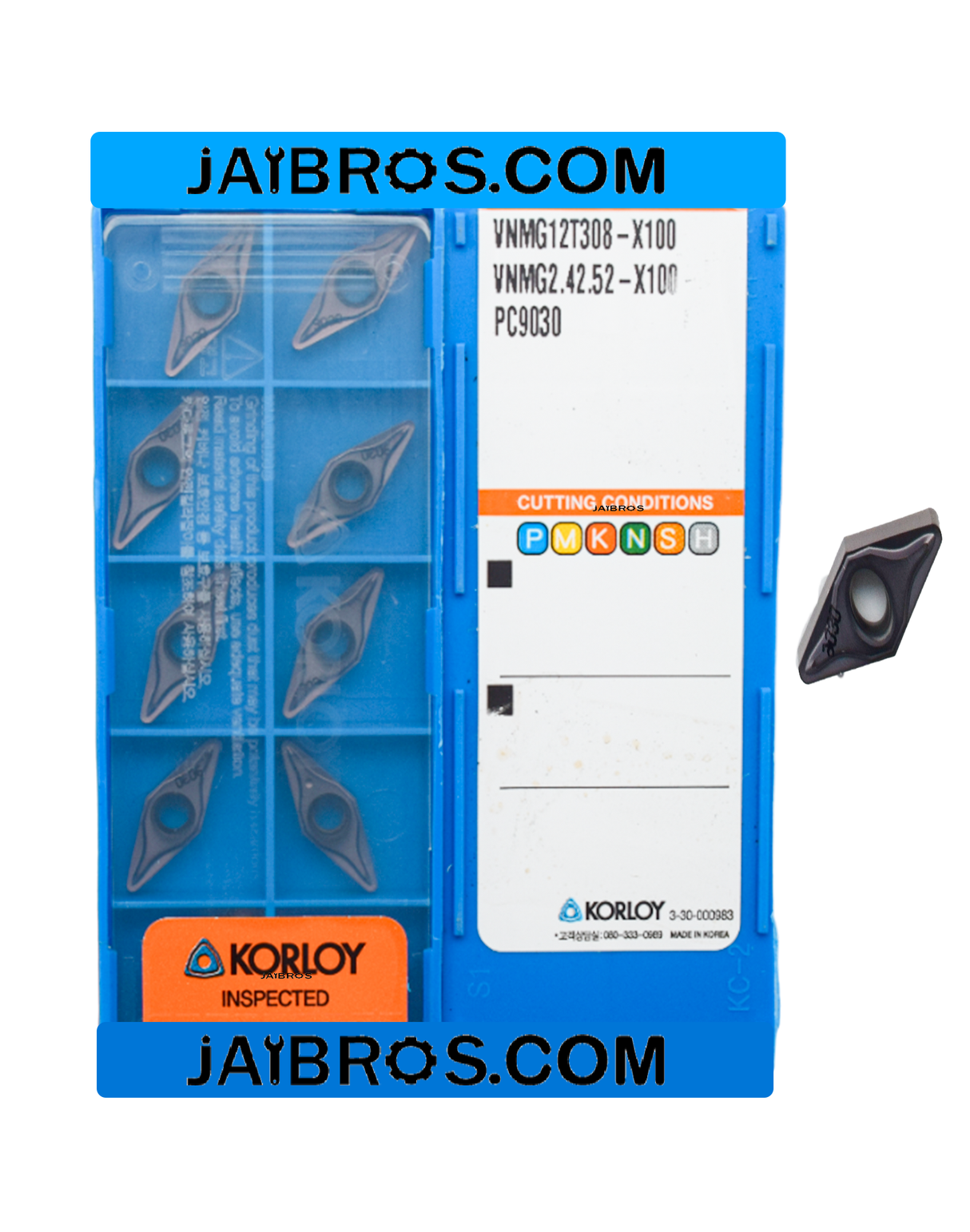 Korloy VNMG12T308/04