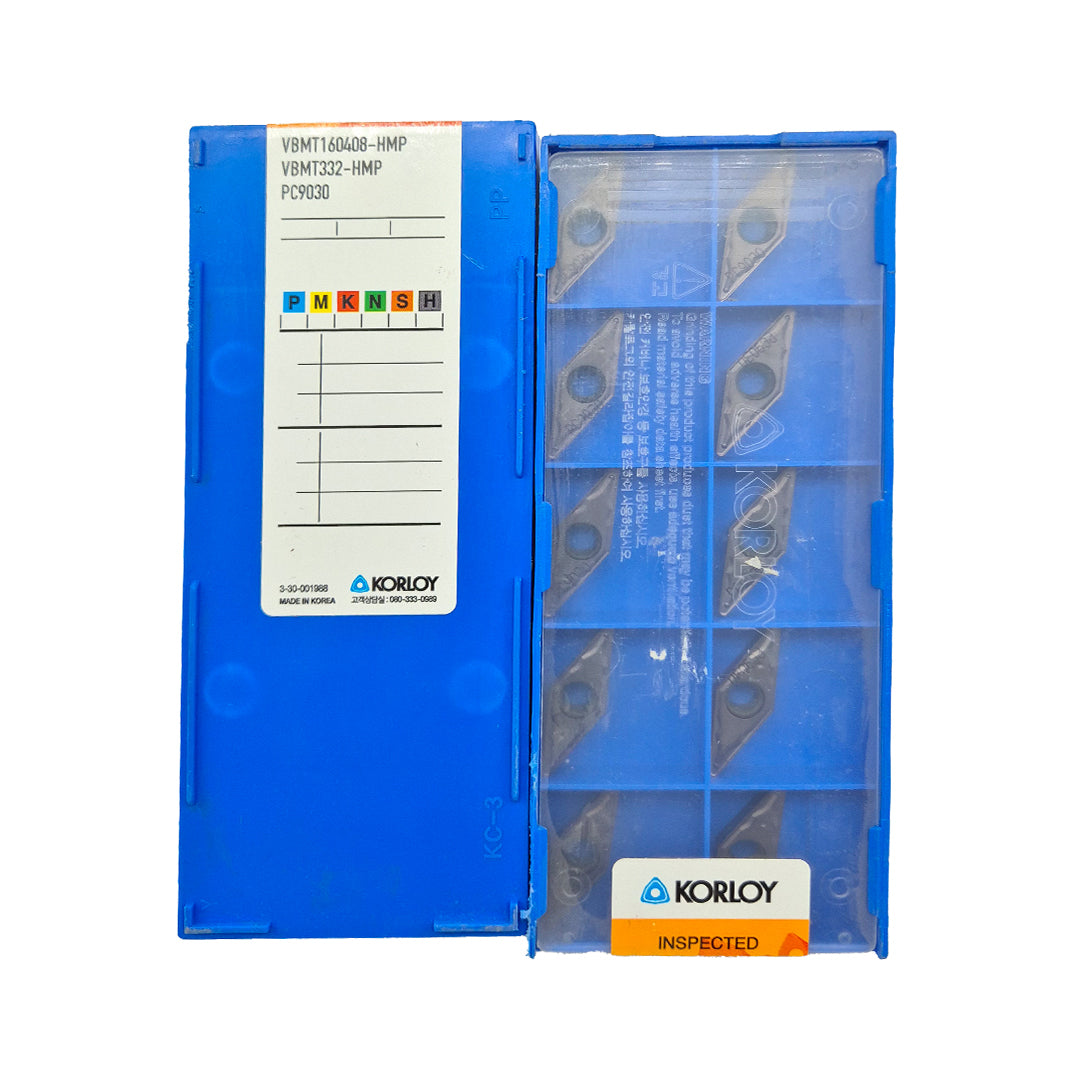 Korloy VBMT160408/04 hm pc9030