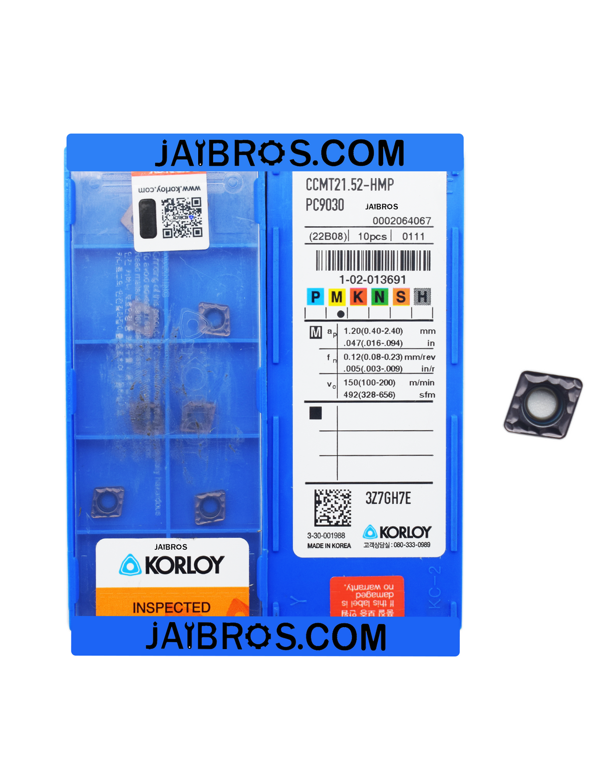 KORLOY ORIGINAL INSERTS