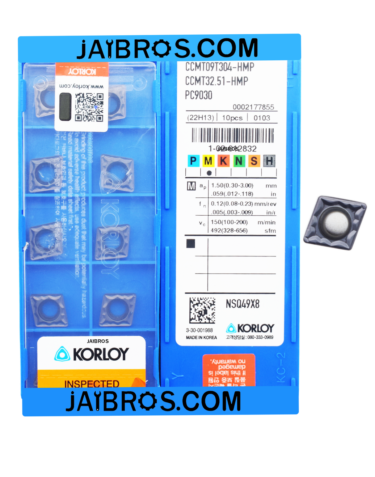 Korloy CCMT09T304/08