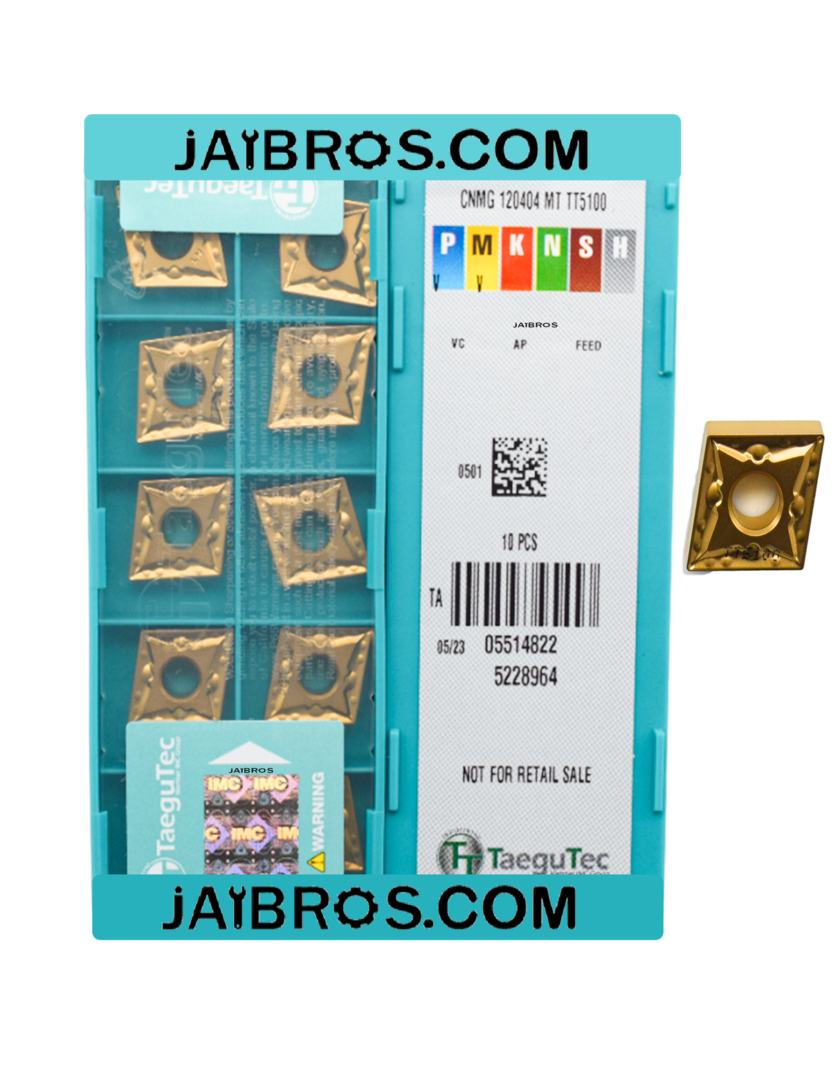 Taegutec CNMG120404/08