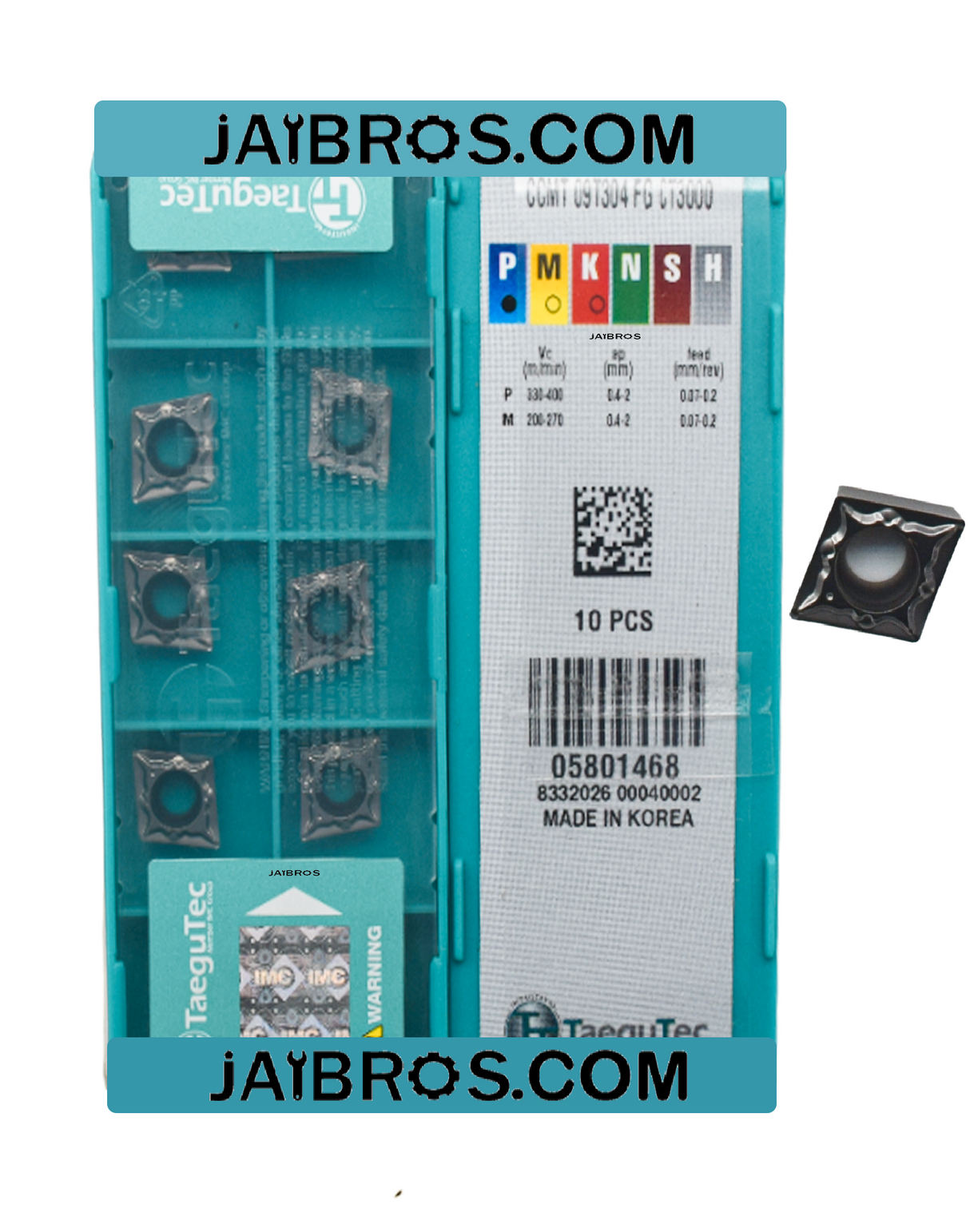 Taegutec CCMT09T304 fg ct3000