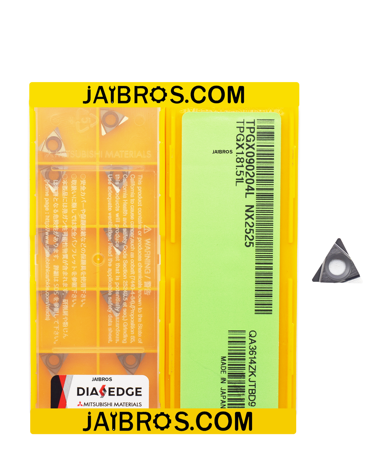 buy Mitsubishi TPGX090202 NX2525 insert pack