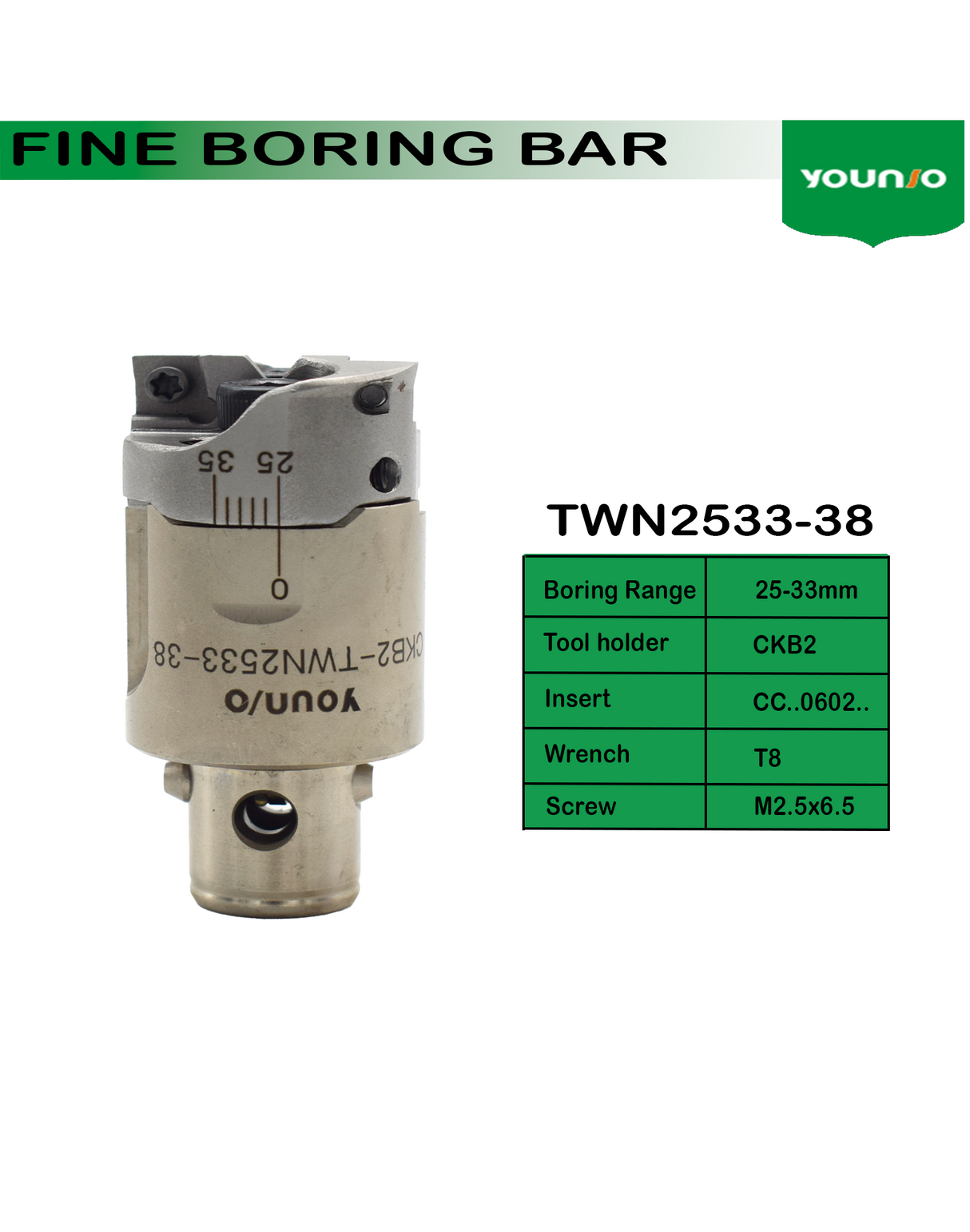 buy ACCKee rough boring head twin type single piece