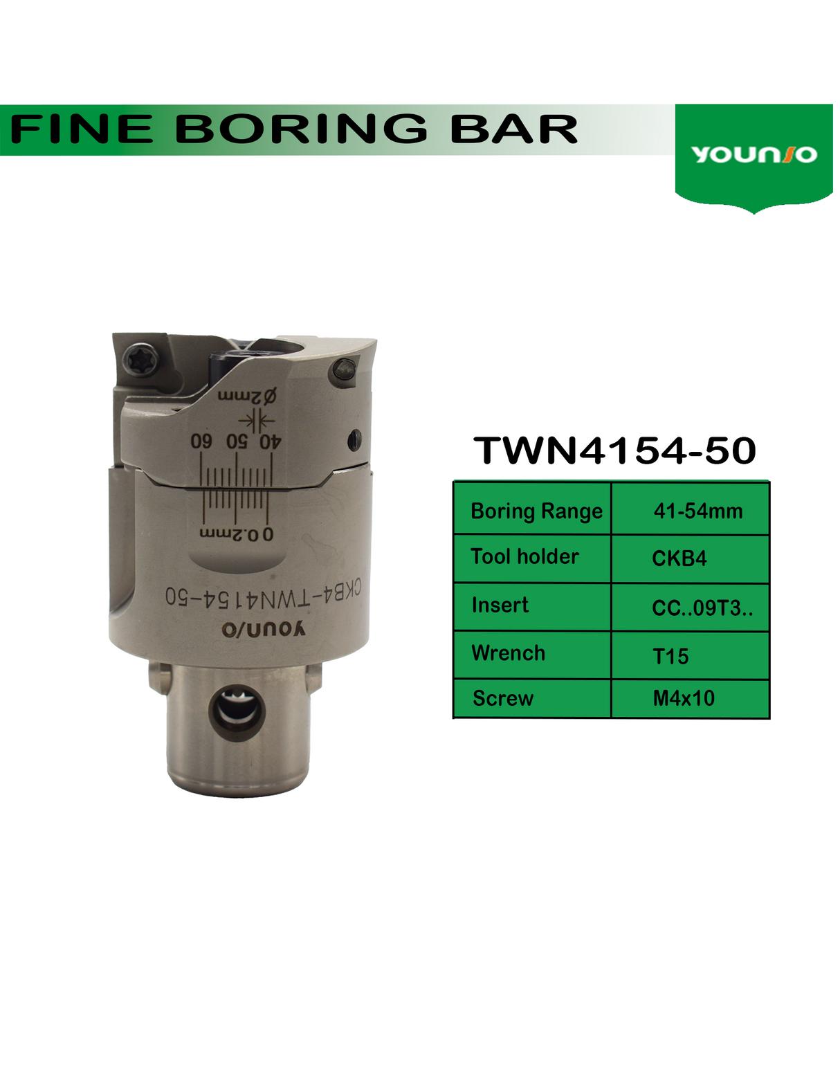 ACCKee 32–42mm twin rough boring head pack 1