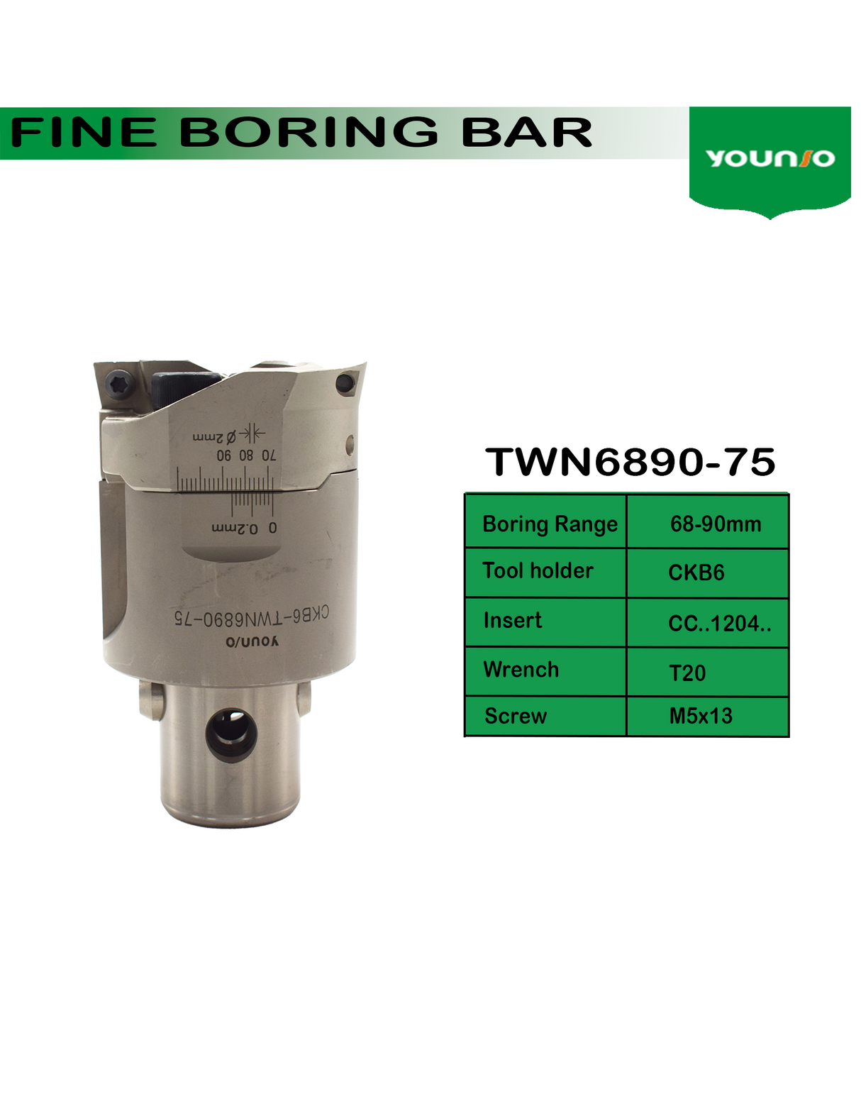 rough boring head pack of 1