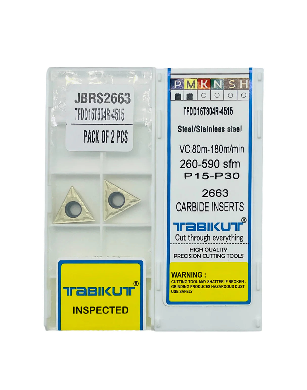 Packaging of Tabikut carbide inserts
