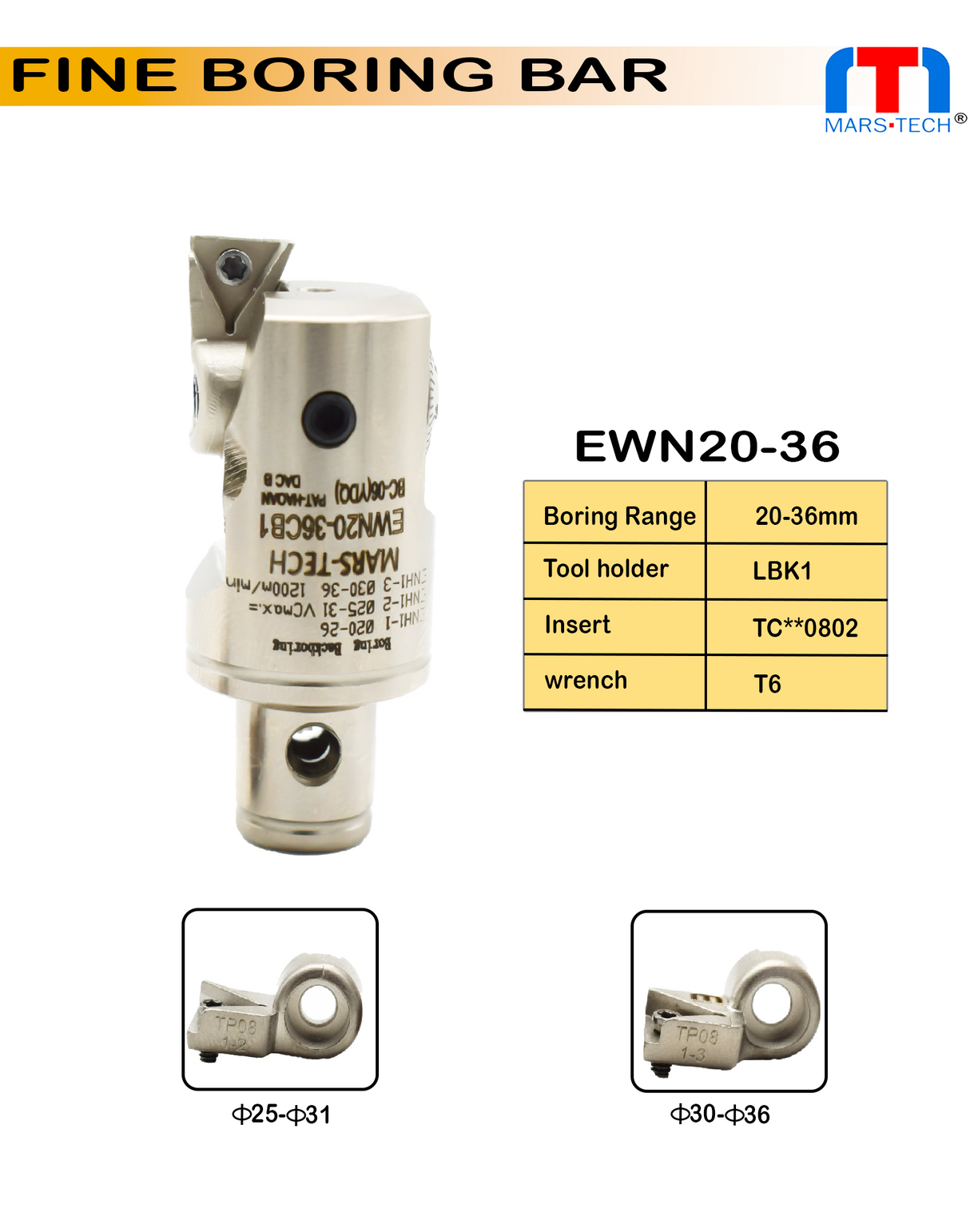 buy EWN20 boring head online