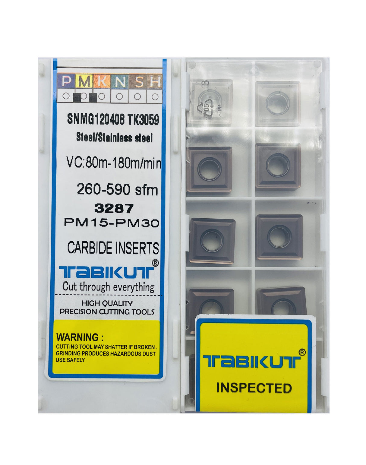Square carbide inserts TK3059