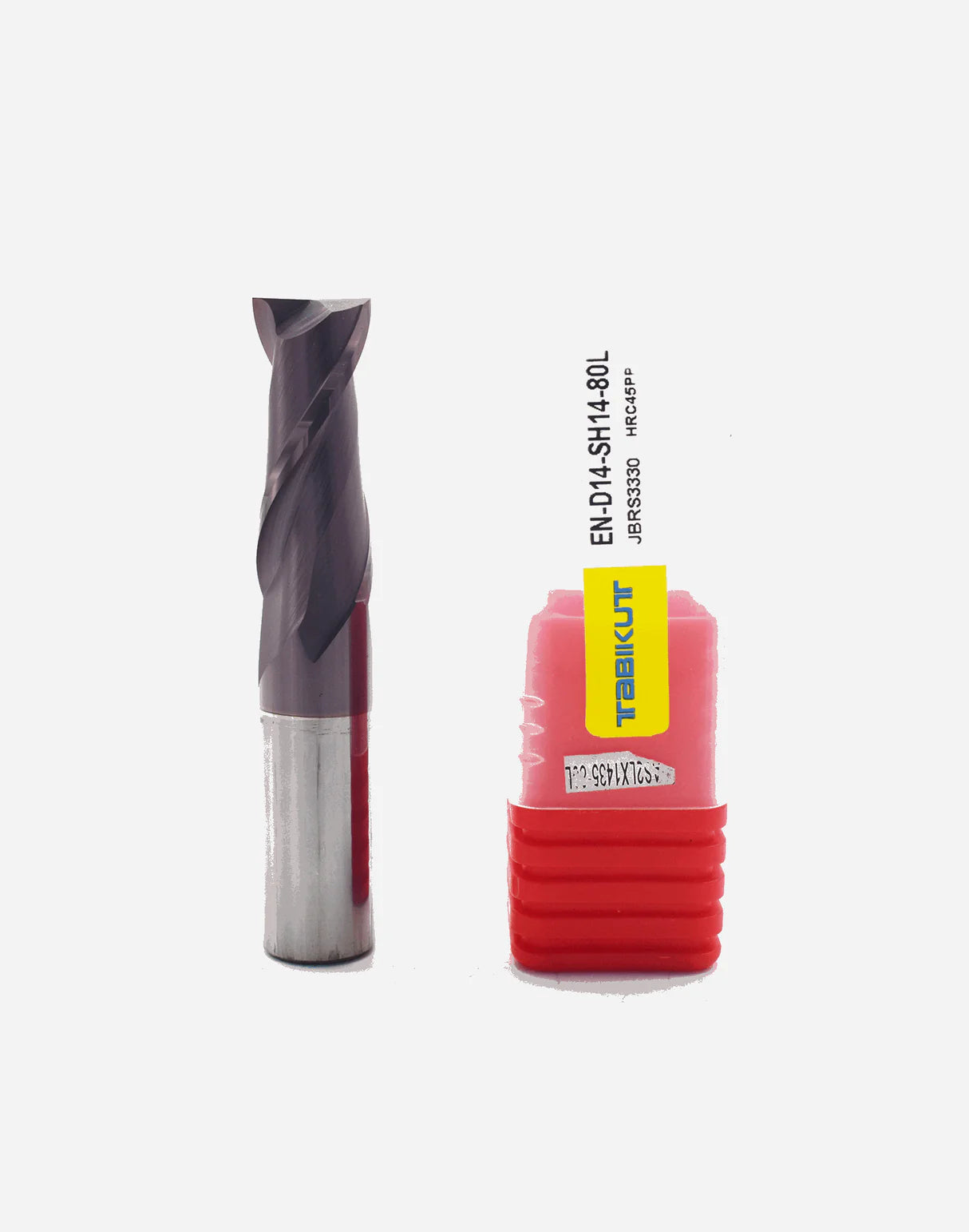 14MM Carbide endmill 2 flute 45hrc purple