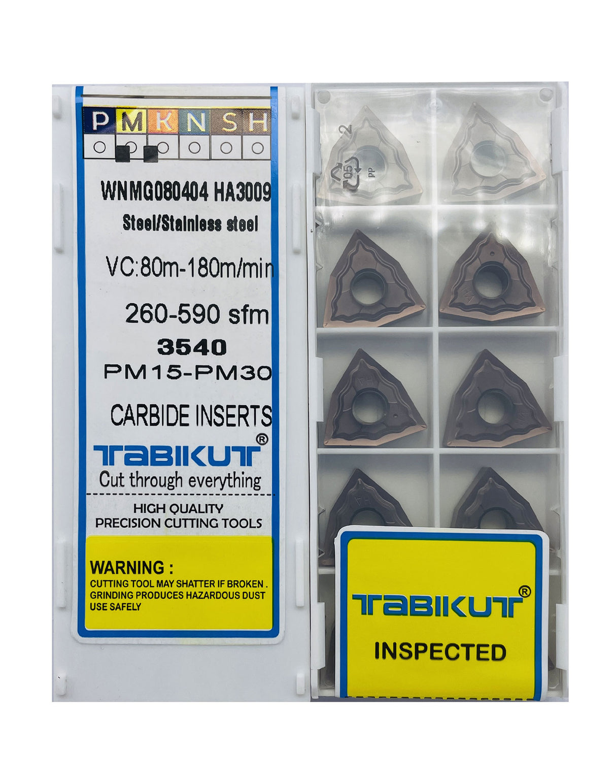Tabikut WNMG080404 HA3009 carbide inserts