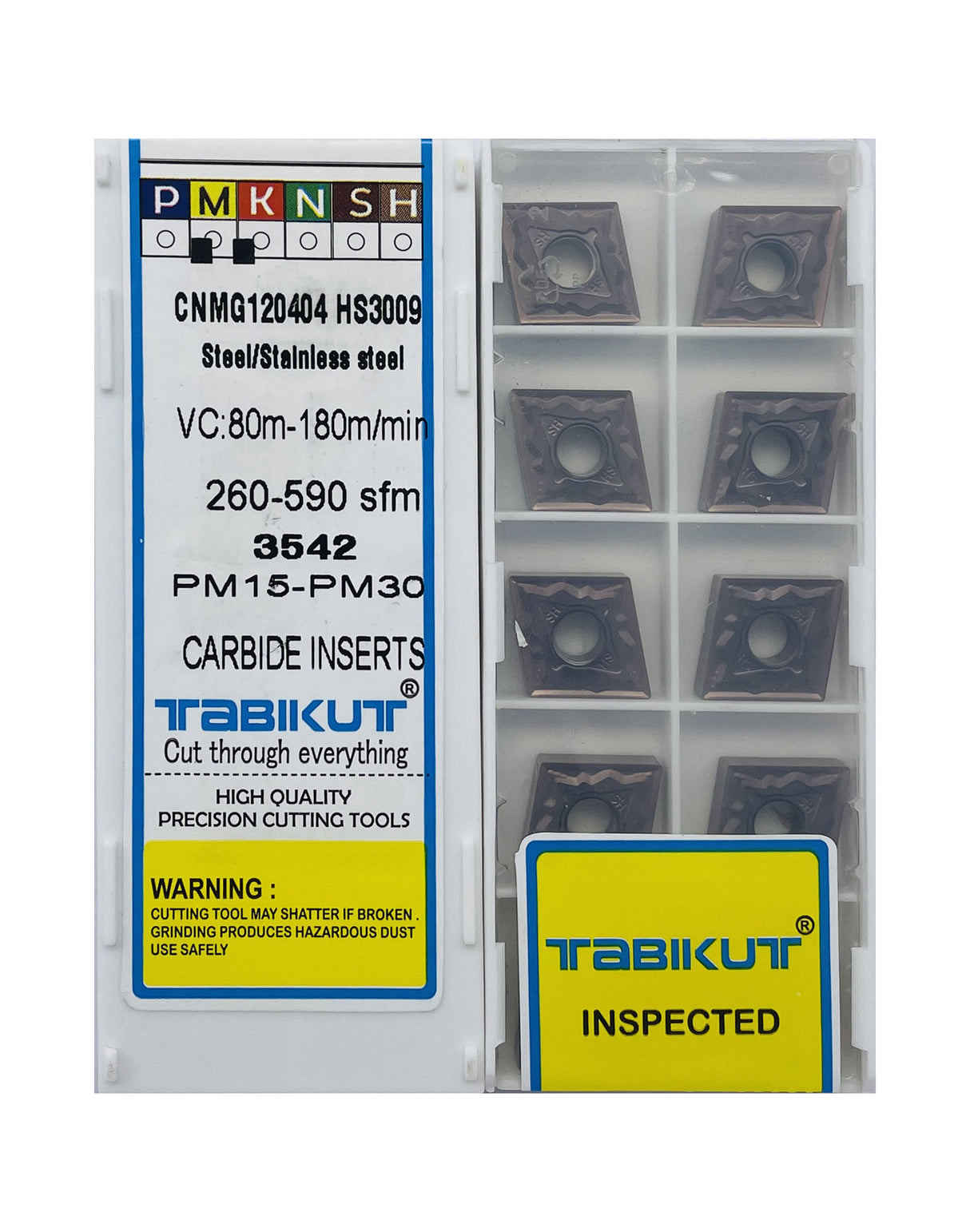 Tabikut CNMG120404 HS3009 carbide inserts