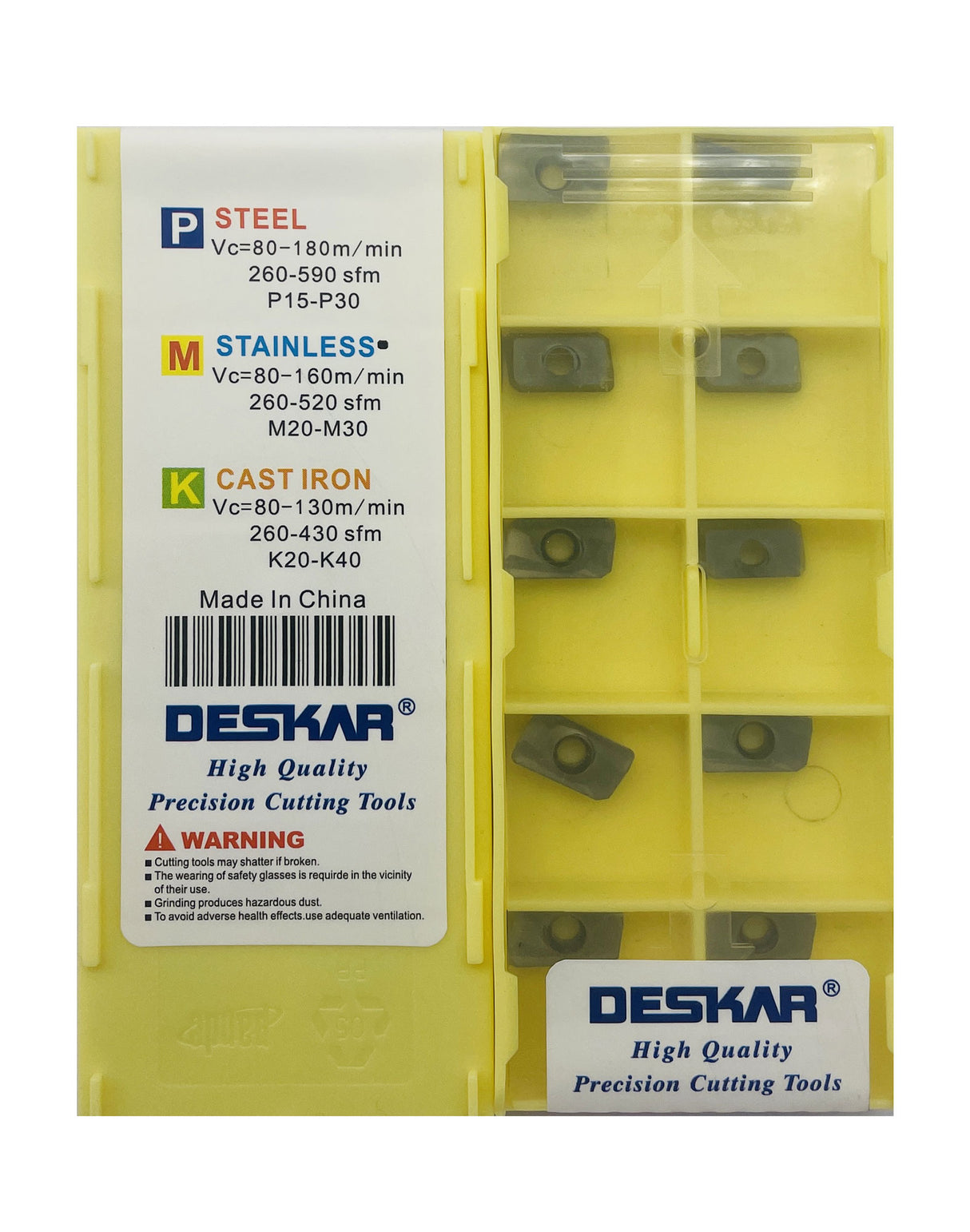 DESKAR APMT1604PDER-H2/M2 carbide inserts