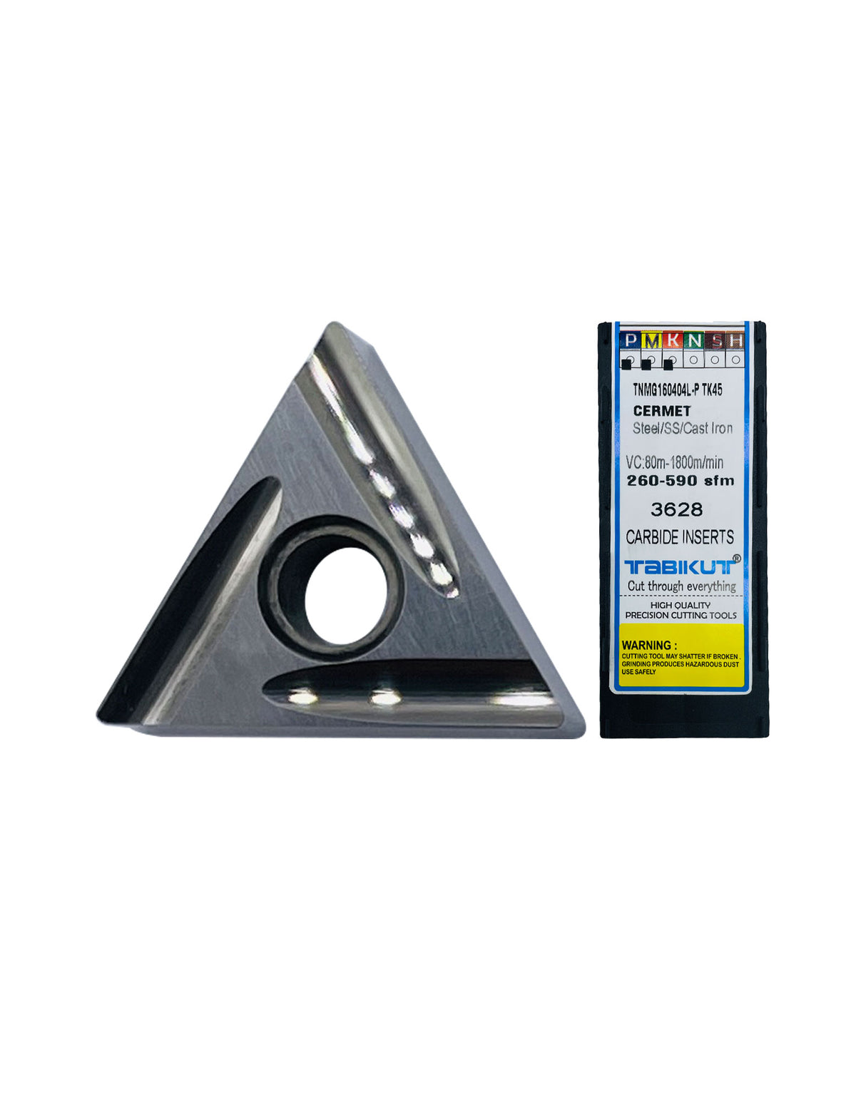 TNGG160402/4 R/L P Profile TK45 cermet insert 0.2mm radius