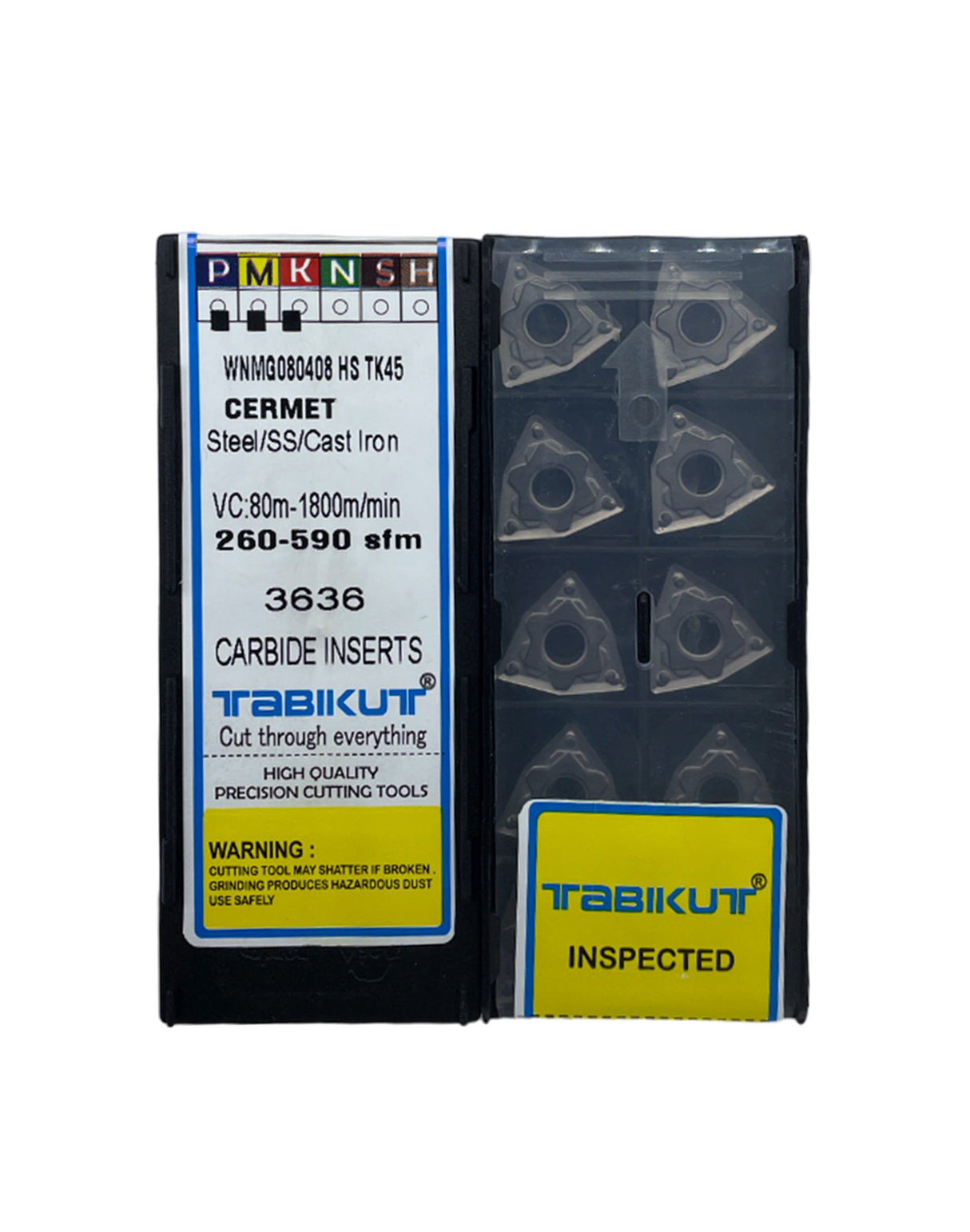 Triangular carbide bits