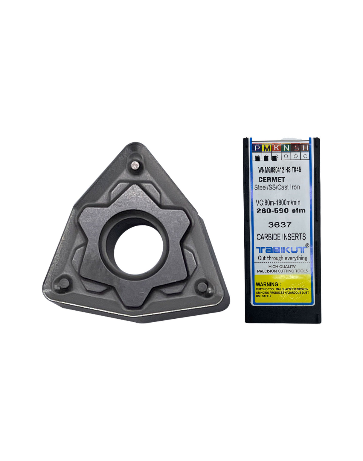 Steel cutting carbide bit