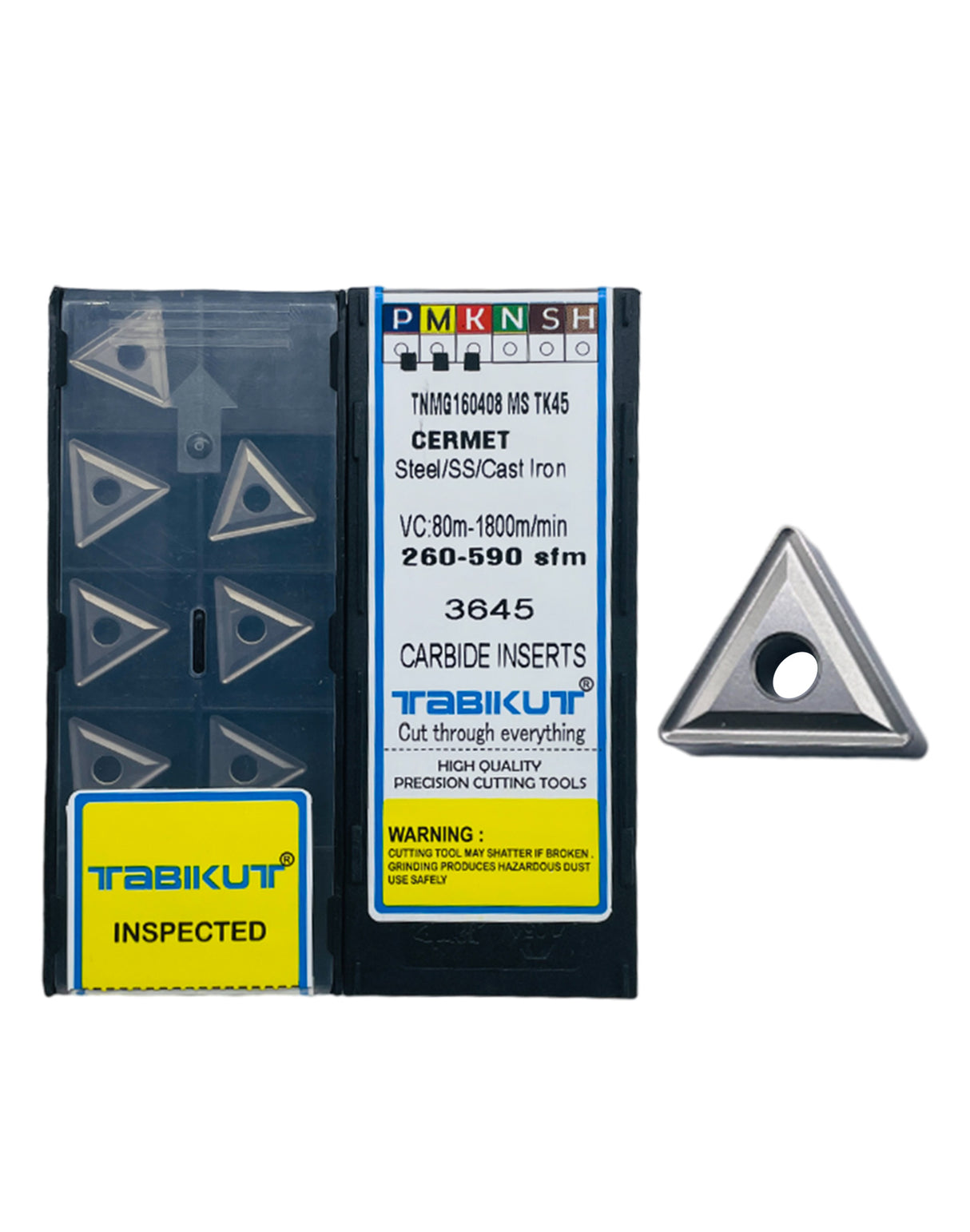 TNMG160404/8 finishing insert pack of 10