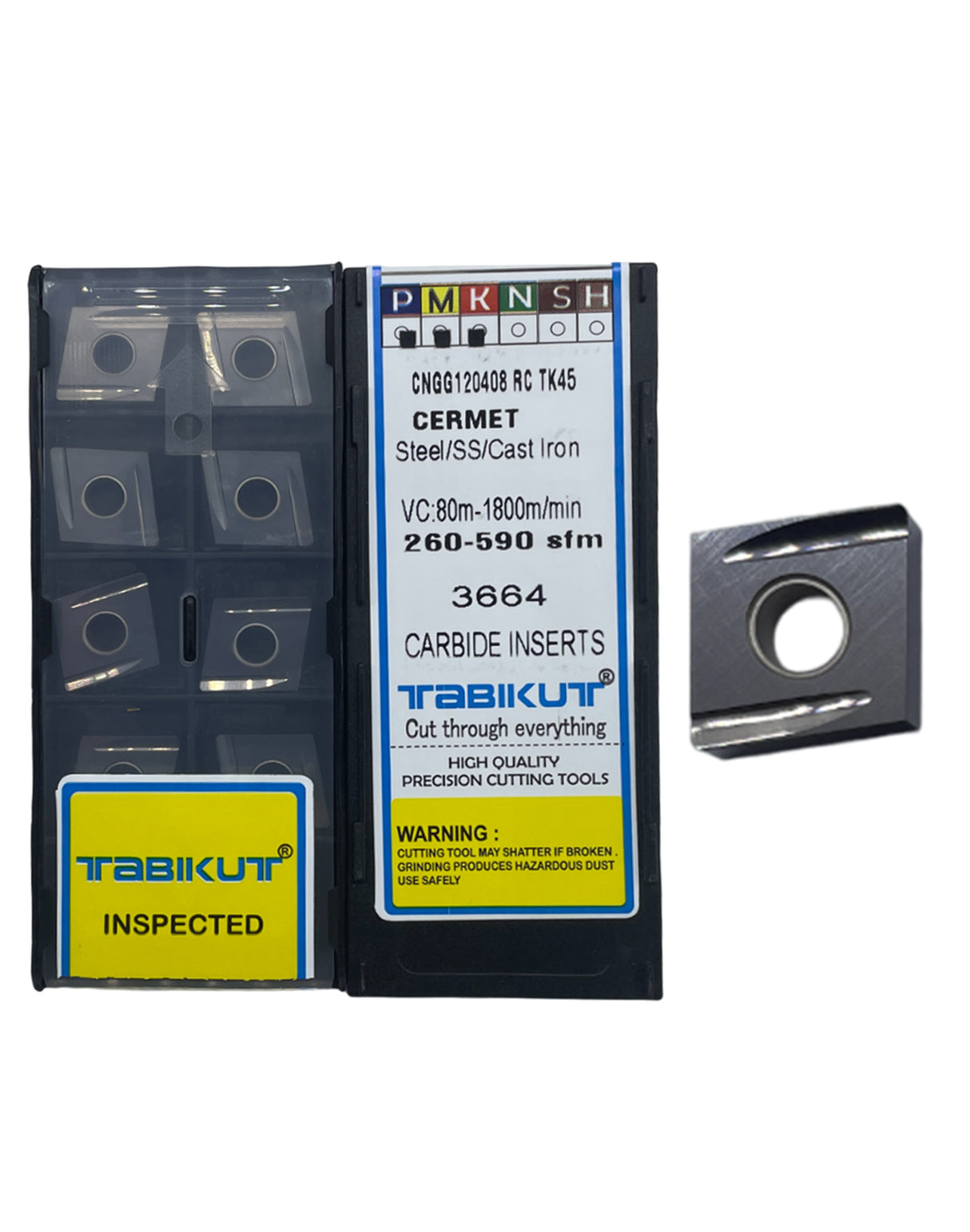 CNGG cermet insert pack of 10