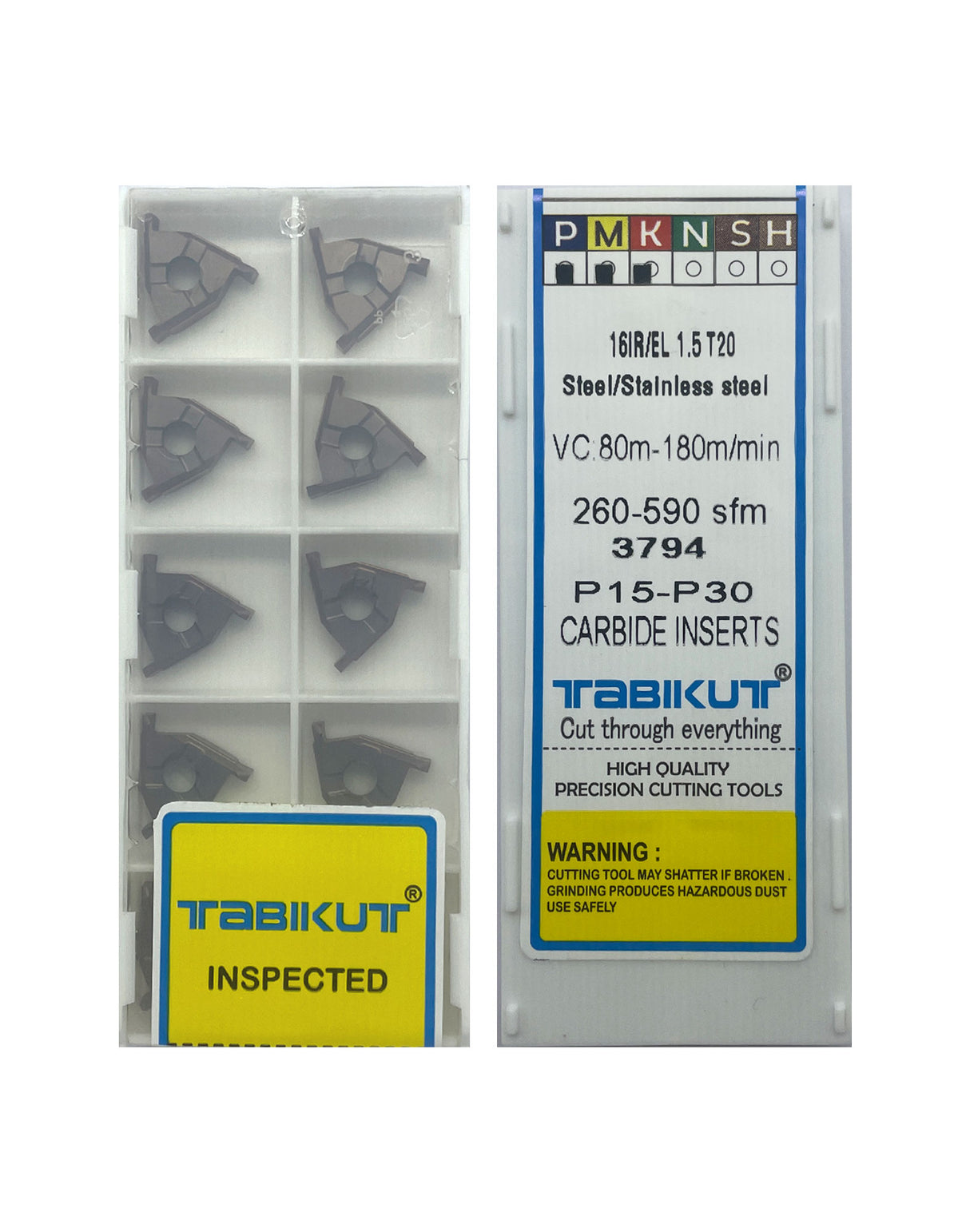 10 U LOCK grooving inserts