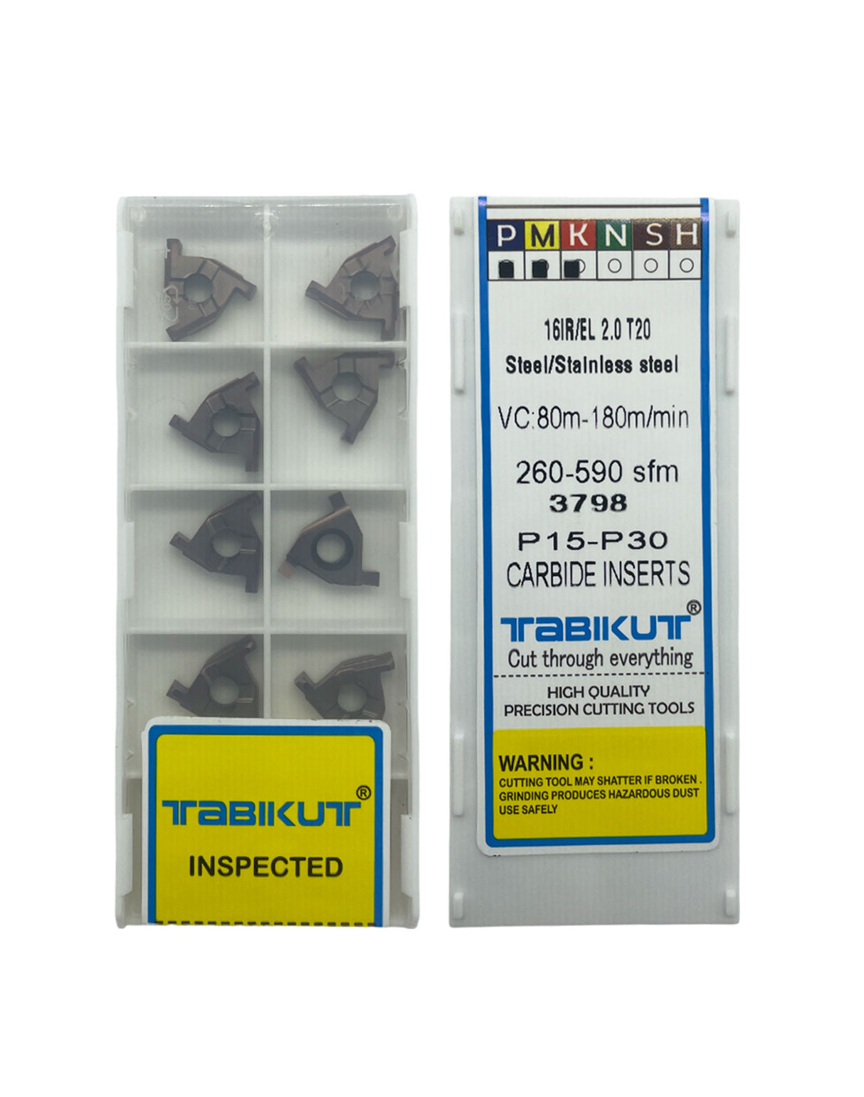 10 U LOCK grooving inserts