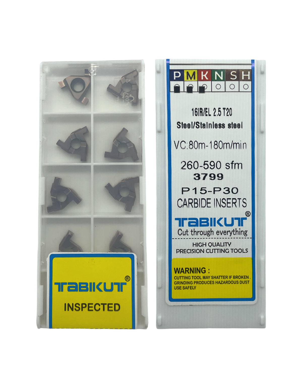 10 U LOCK grooving inserts