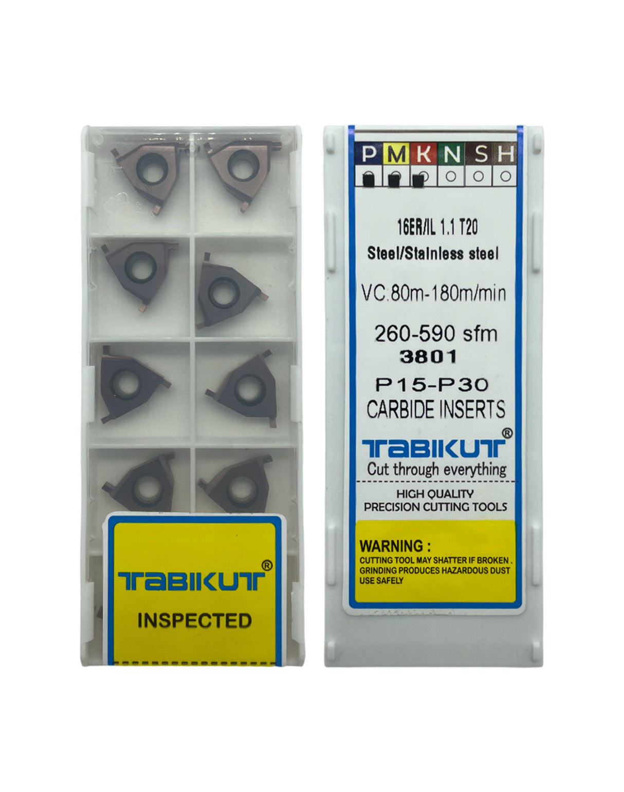 Carbide U Lock grooving insert pack