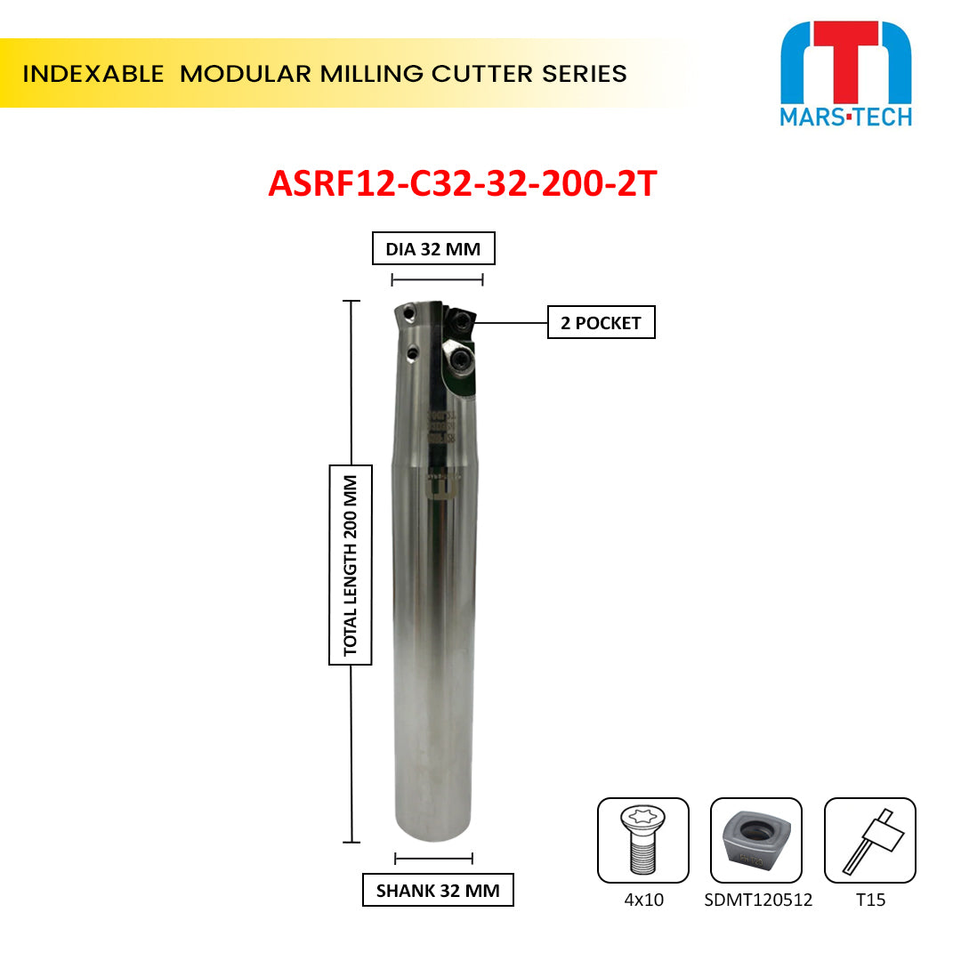 Buy 32mm SDMT1205 High Feed Cutter - Deskar Gesac milling cutter