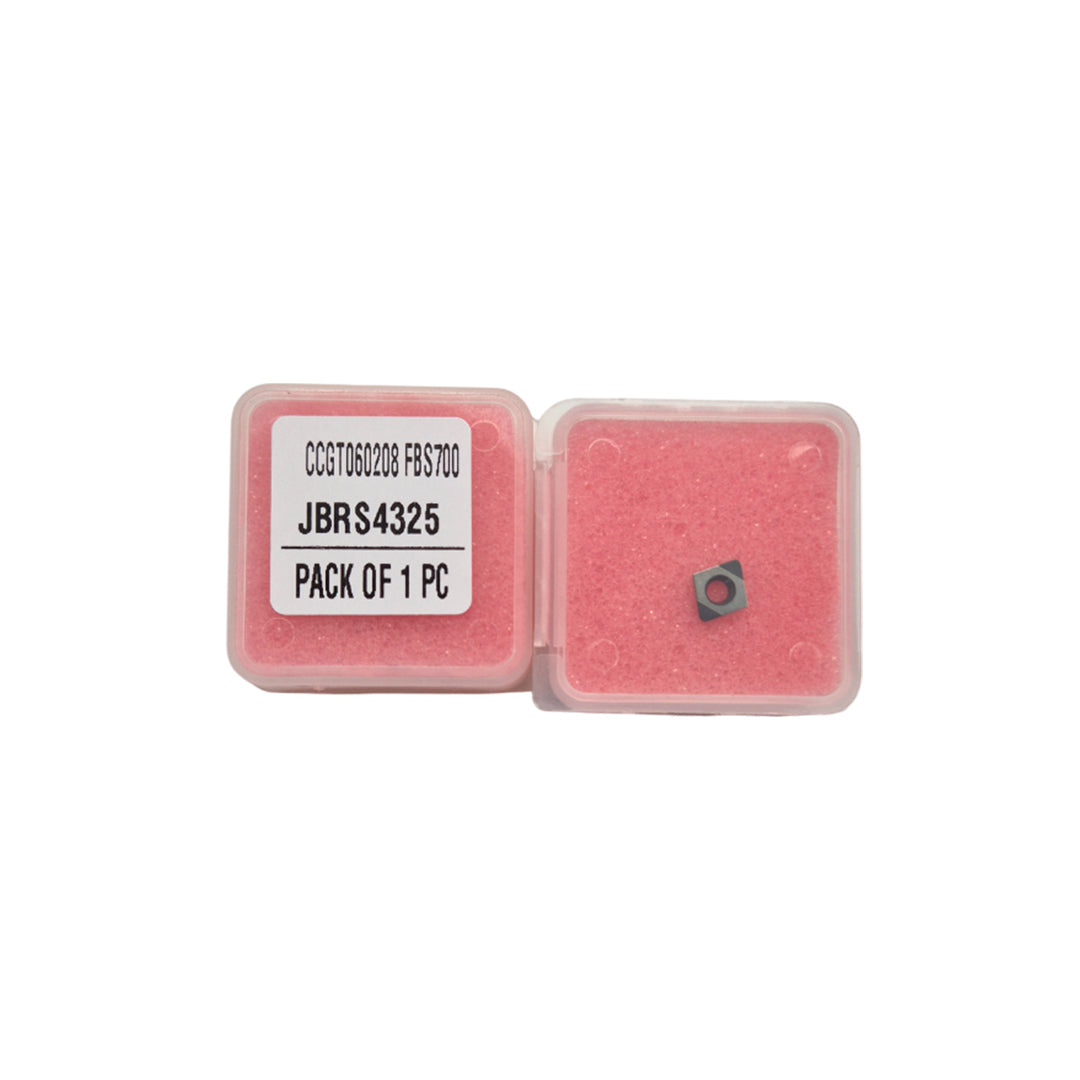 Small pink plastic container with a single component inside