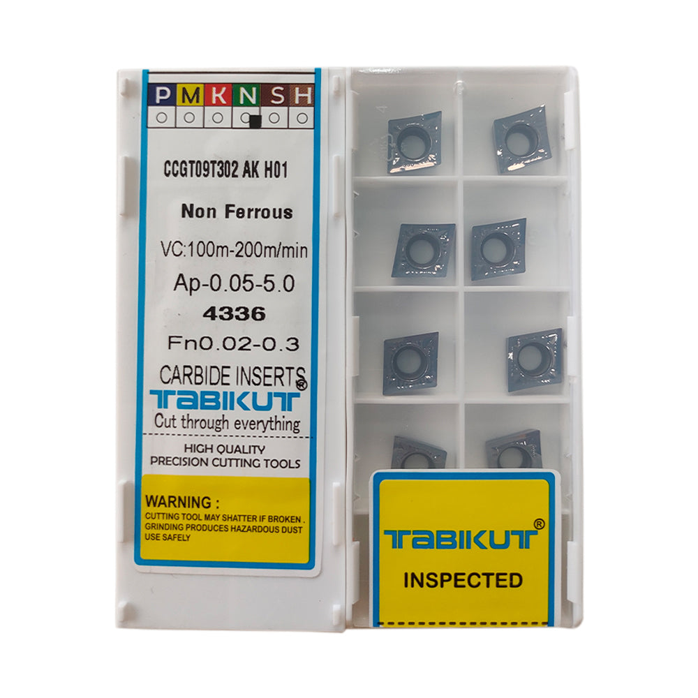 CCGT09T302/04/08 AK-H01 Aluminium Insert Tabikut pack of 10