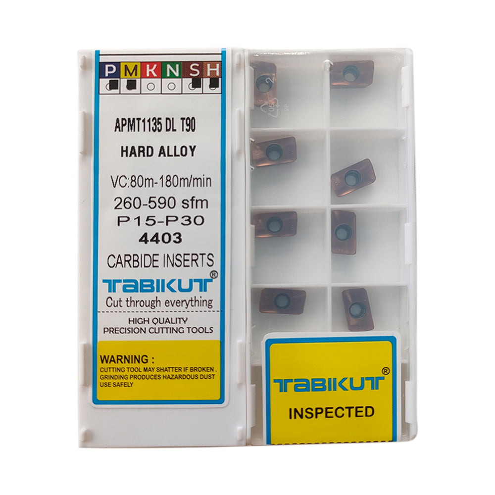Box of Tabikut carbide inserts