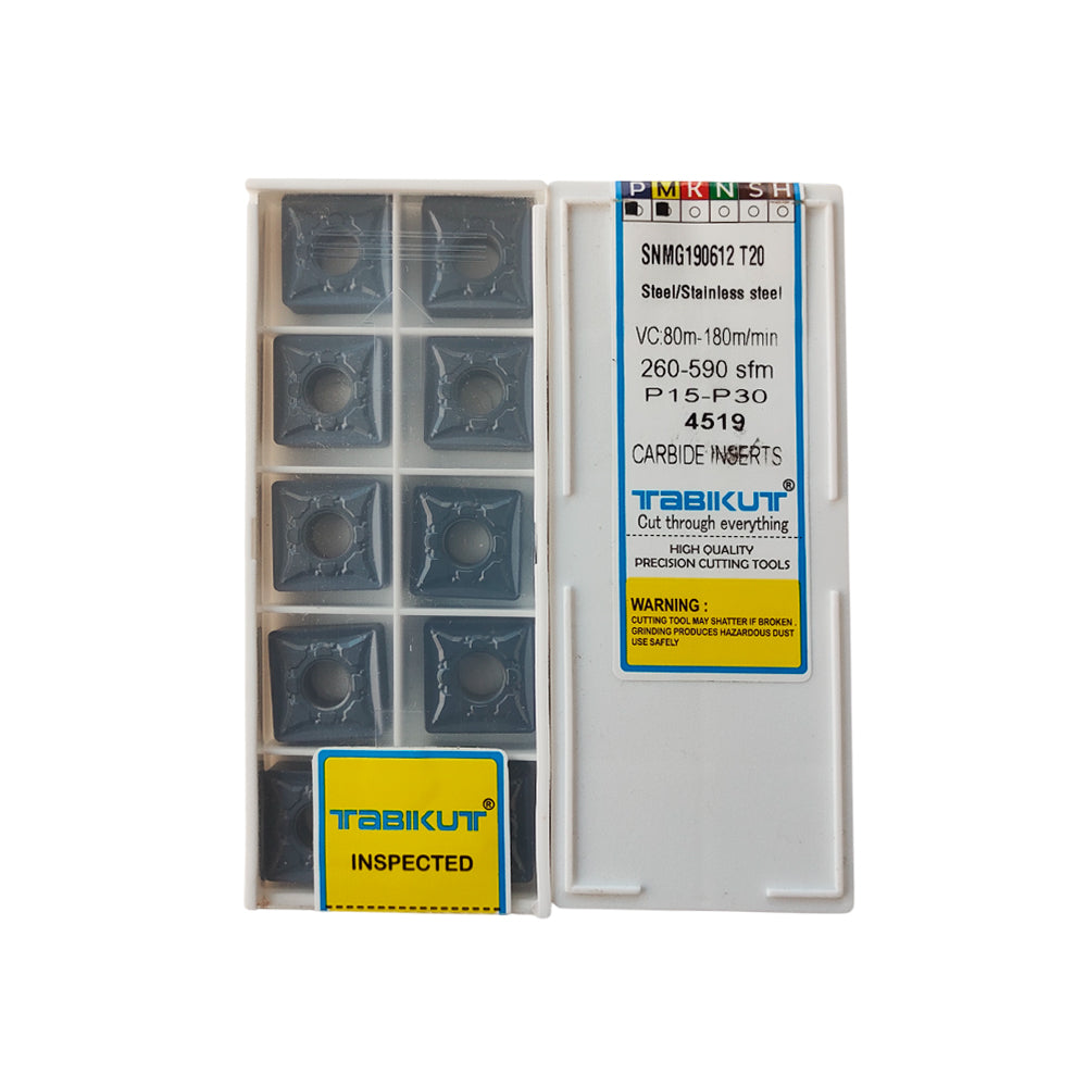 Box of carbide inserts