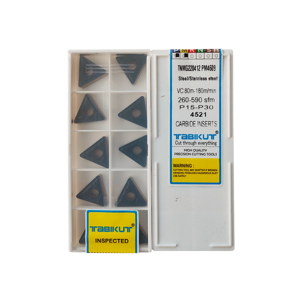 carbide inserts with Tabikut branding