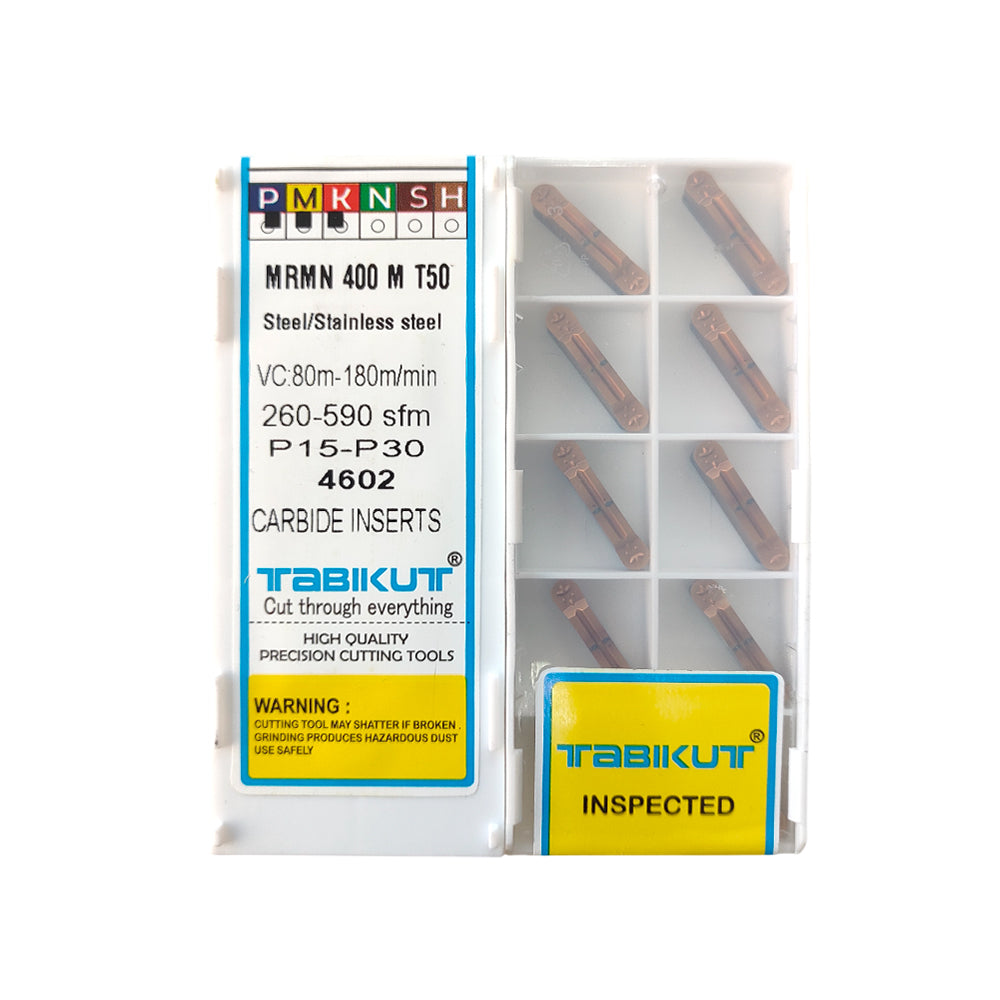 MRMN Grooving Inserts 2/3/4/5 mm T50 pack of 10