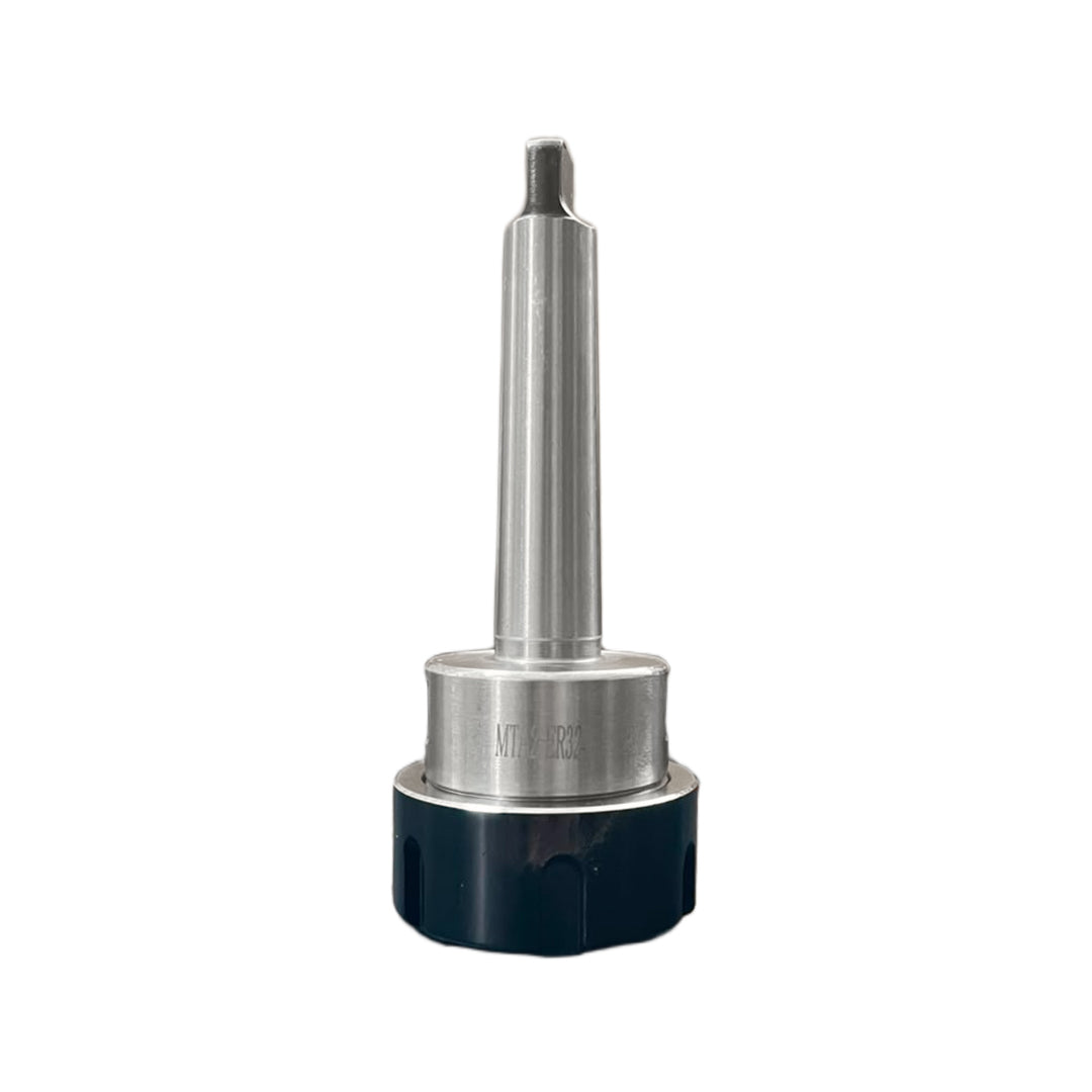 Morse taper ER collet chuck tool holder with clamping nut