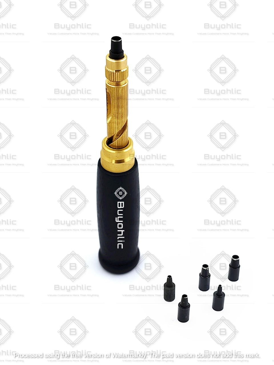 Buyohlic rotating leather screw hole punch