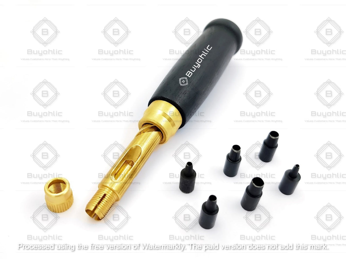Buyohlic leather screw hole punch tool