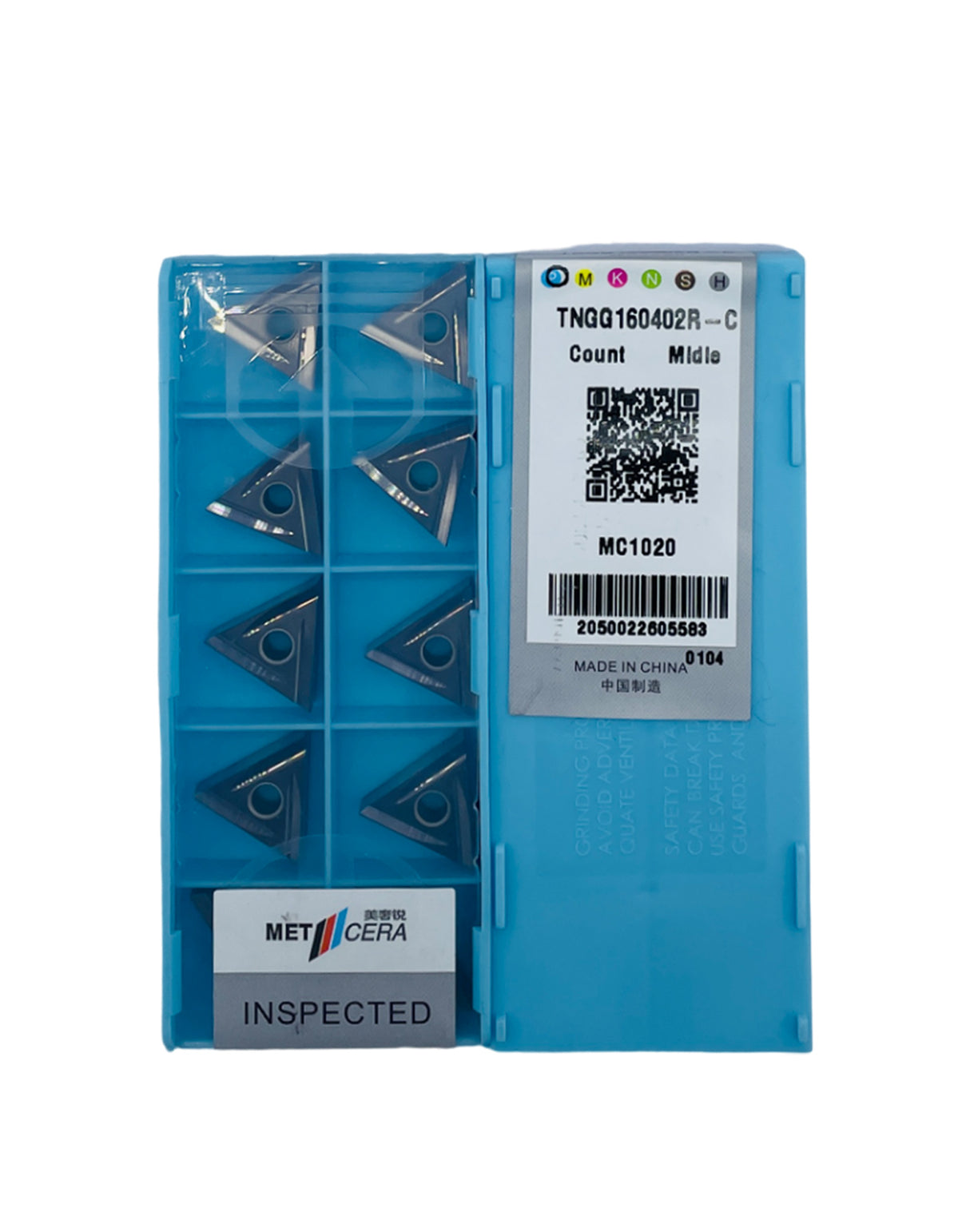 TNGG160402 R C Profile MC1020 Cermet insert pack of 10