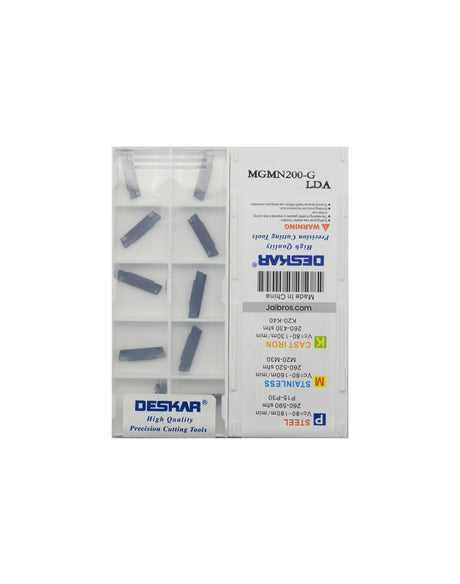 MGMN Grooving Inserts