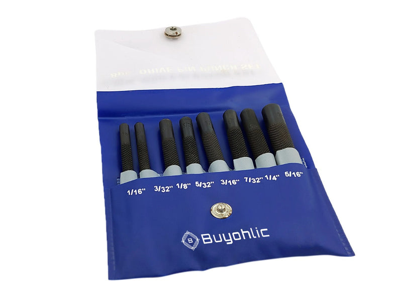 Set of drive pin punches