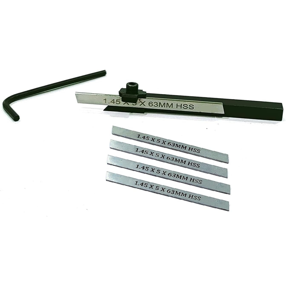 Lathe parting tool kit, HSS