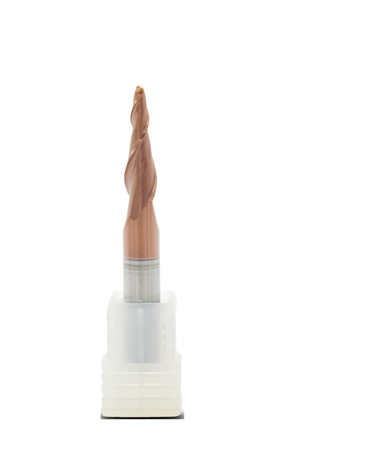 A single flute ballnose end mill tool