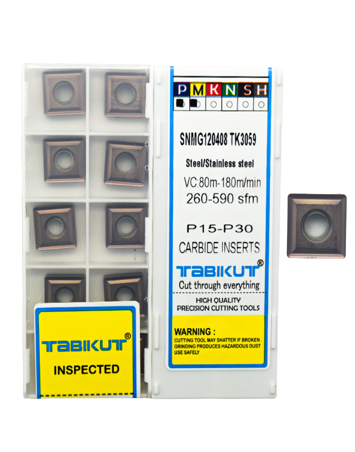 SNMG P15 steel grade