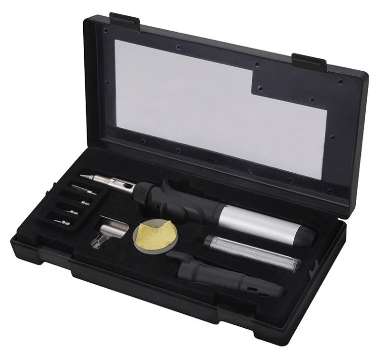 Buyohlic Multi-Function Cordless Soldering Iron kit – Adjustable Flame, Self-Igniting Design with Storage Box
