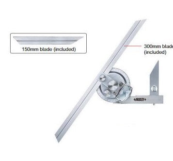 Insize universal bevel protractor set