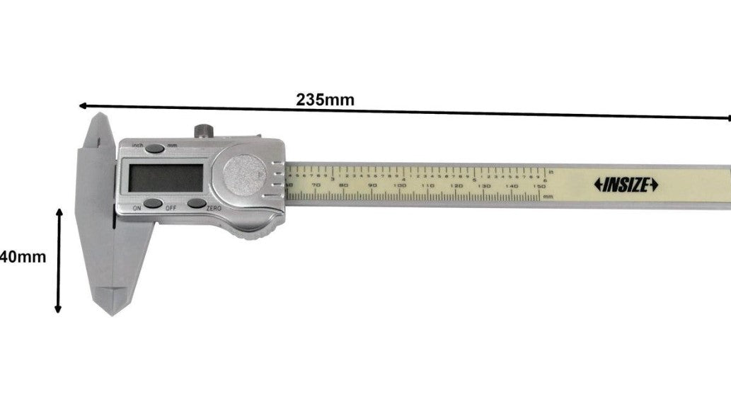 INSIZE PLASTIC DIGITAL CALIPER 6 inch -1139