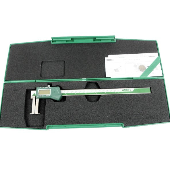Digital caliper in storage case