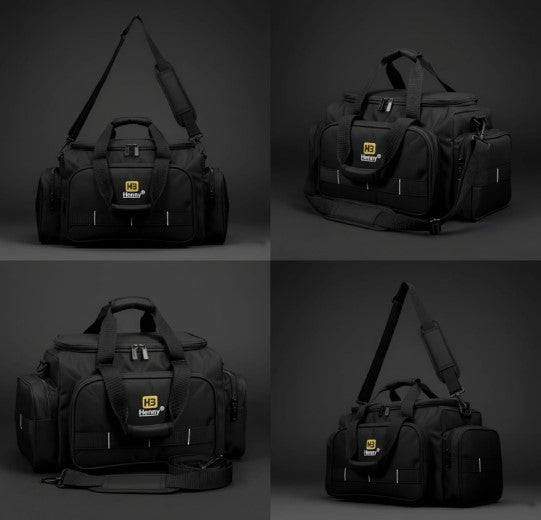 HENNY BAGS Tool Bag Premium Heavy Duty Urban CORD Professional Electrician Technician Industrial Multipurpose Storage Tool Bag 18' inch with Adjustable Strap.